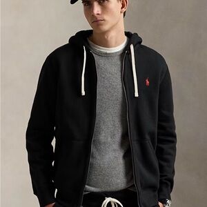 Ralph Lauren Black Zip Hoodie